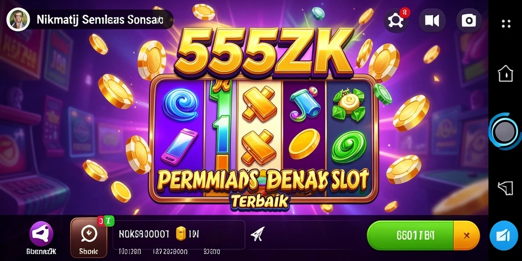 Tampilan menarik gameplay Slot 555ZK yang mengasyikkan.
