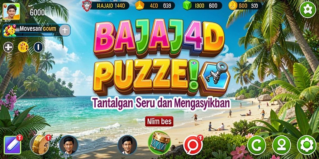Tampilan gameplay BAJAJ4D dengan teka-teki interaktif yang menantang.