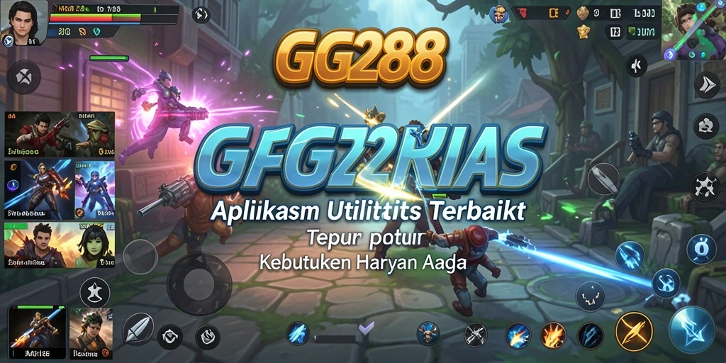 Tampilan screenshot utama GG288 menampilkan berbagai fitur utilitas yang bermanfaat.