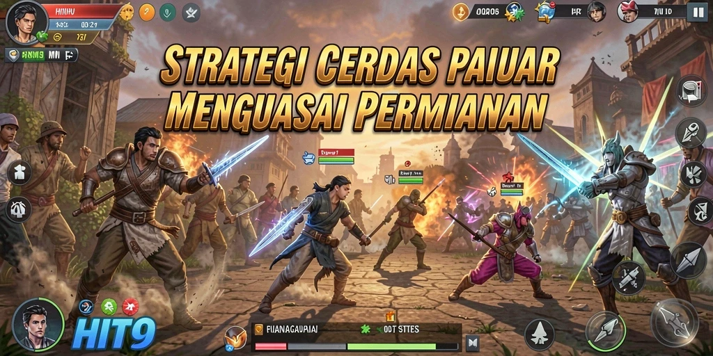 Tampilan gameplay seru dan menegangkan di HIT9.