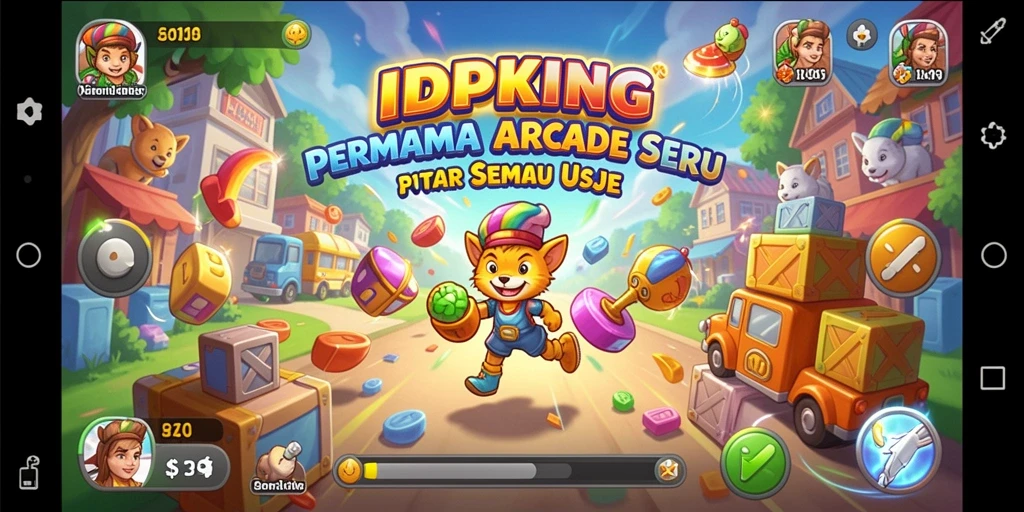 Tangkapan layar menampilkan gameplay seru dari IDPKING.