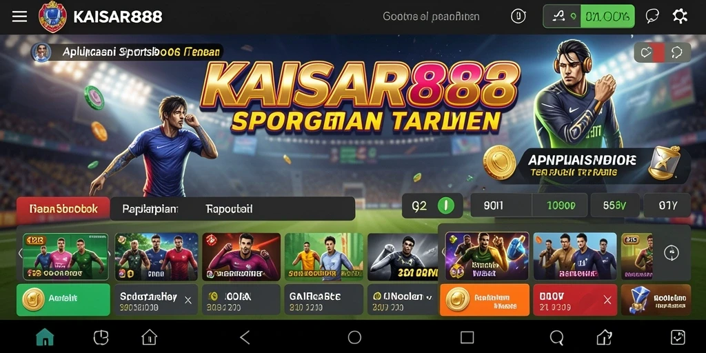 Tampilan menarik gameplay Sportsbook KAISAR888.