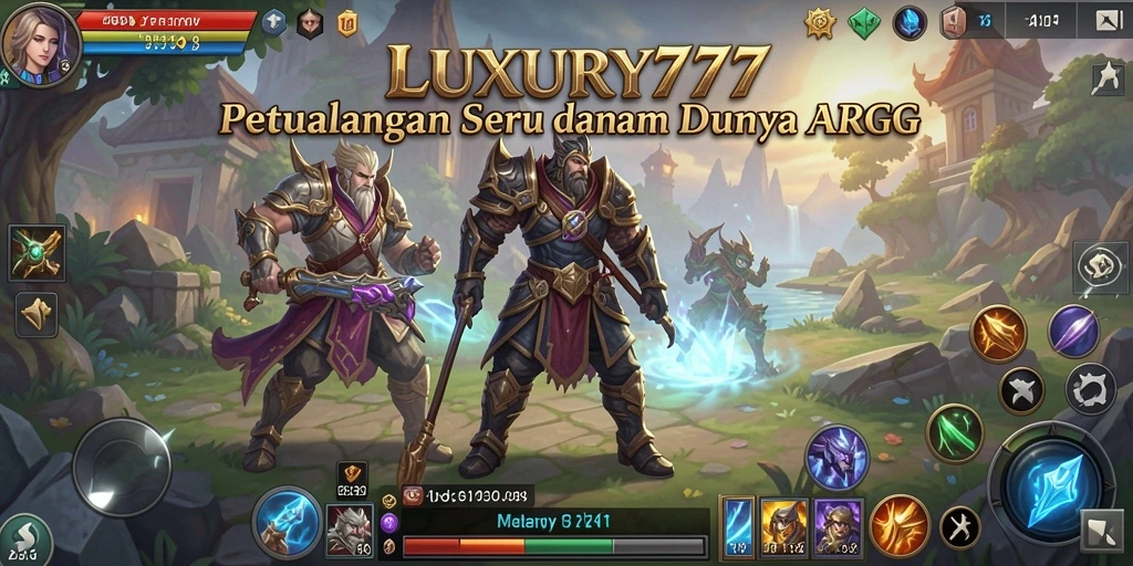 Tampilan gameplay LUXURY777 dengan grafis yang memukau dan aksi mendebarkan.