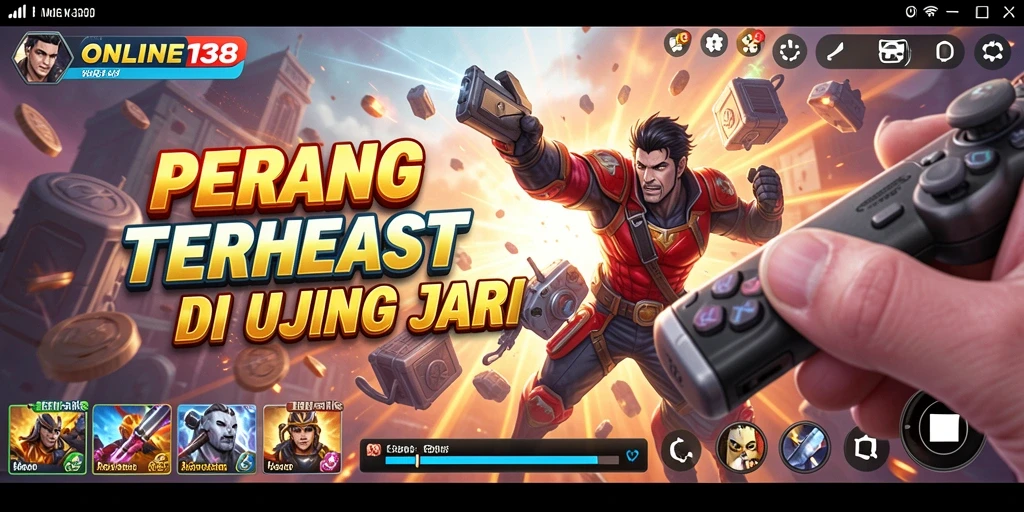 Gameplay mendebarkan dengan aksi pertempuran yang seru