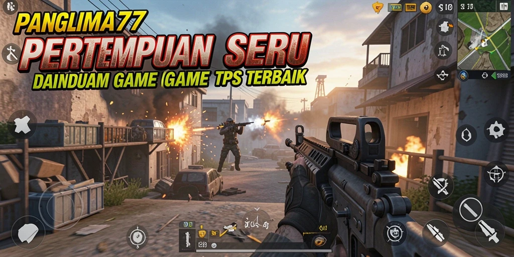 Screenshot menampilkan aksi intens permainan PANGLIMA77.