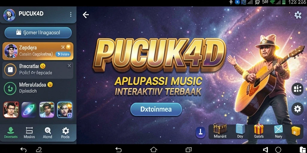 Tampilan gameplay interaktif dari PUCUK4D yang menarik dan menyenangkan.