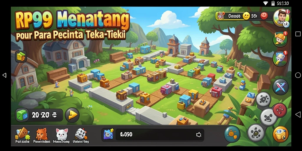 Tampilan gameplay RP99 yang seru dan penuh tantangan teka-teki.