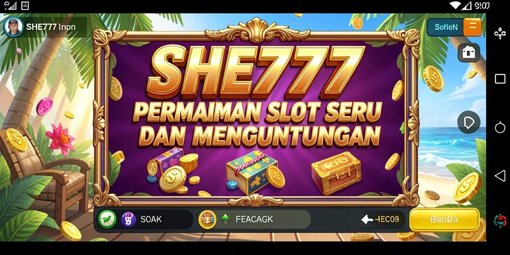 Gameplay seru SHE777 dengan grafis yang memukau.