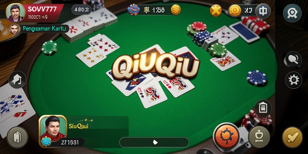 Screenshot gameplay QiuQiu yang menarik dan seru.