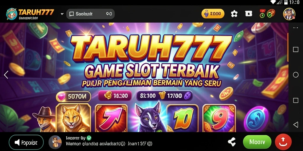 Tampilan gameplay TARUH777 dengan grafis slot yang menarik.