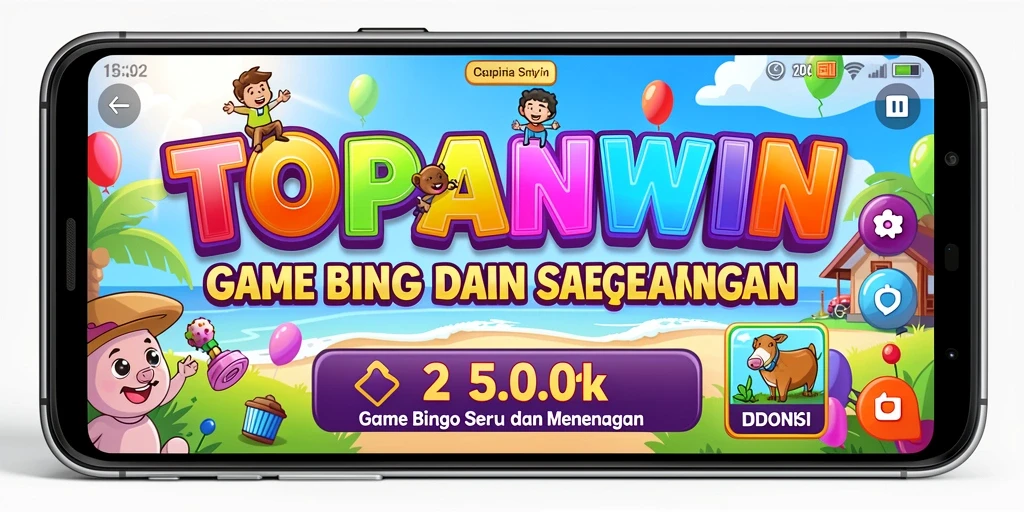 Gambaran gameplay seru dari game Bingo TOPANWIN.