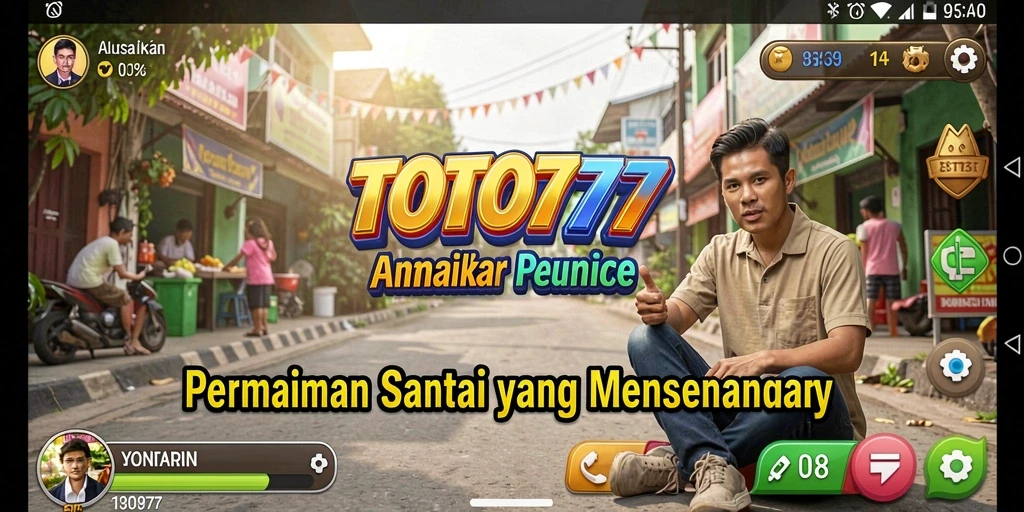 Screenshot utama menampilkan aksi seru dalam permainan TOTO777.