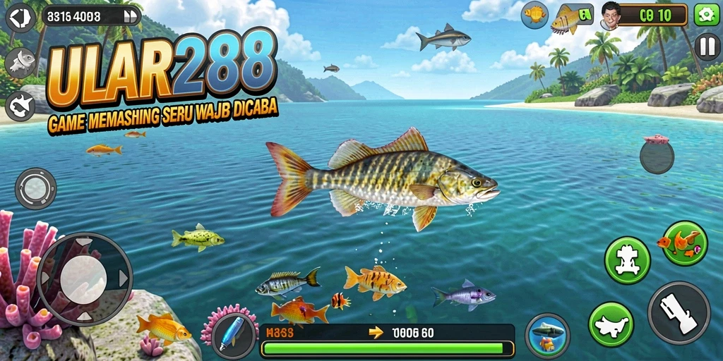 Tangkapan ikan besar di dalam gameplay ULAR288.