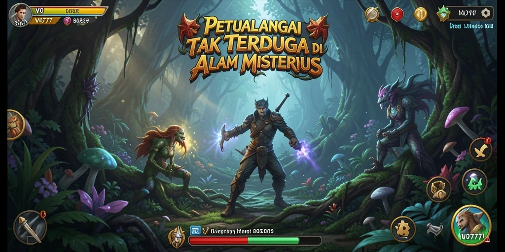 Tangkapan layar gameplay yang menampilkan petualangan seru di VO777.
